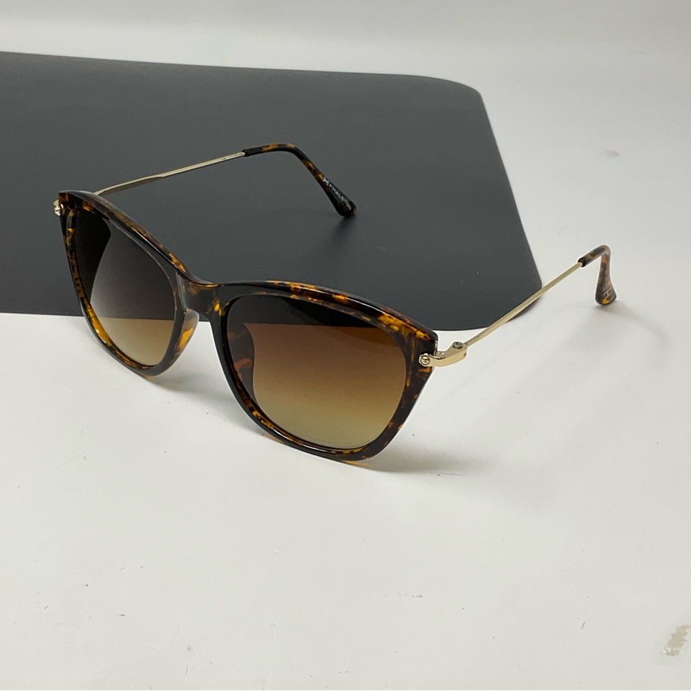 Halston Tortoise Shell big Sunglasses.